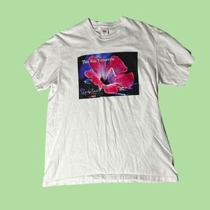 Y2k 2020 SUPREME x YOHJI YAMAMOTO COLLAB WHITE SHIRT SIZE MEDIUM